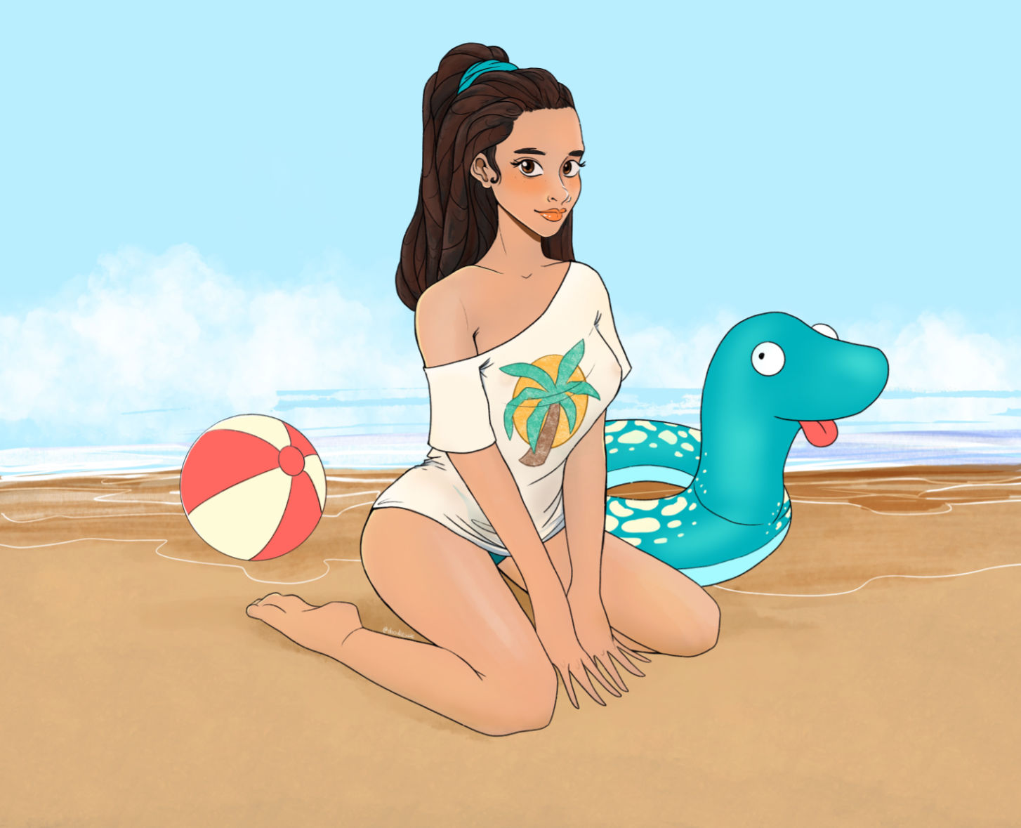 Jo at the Beach, Personal Comic OC