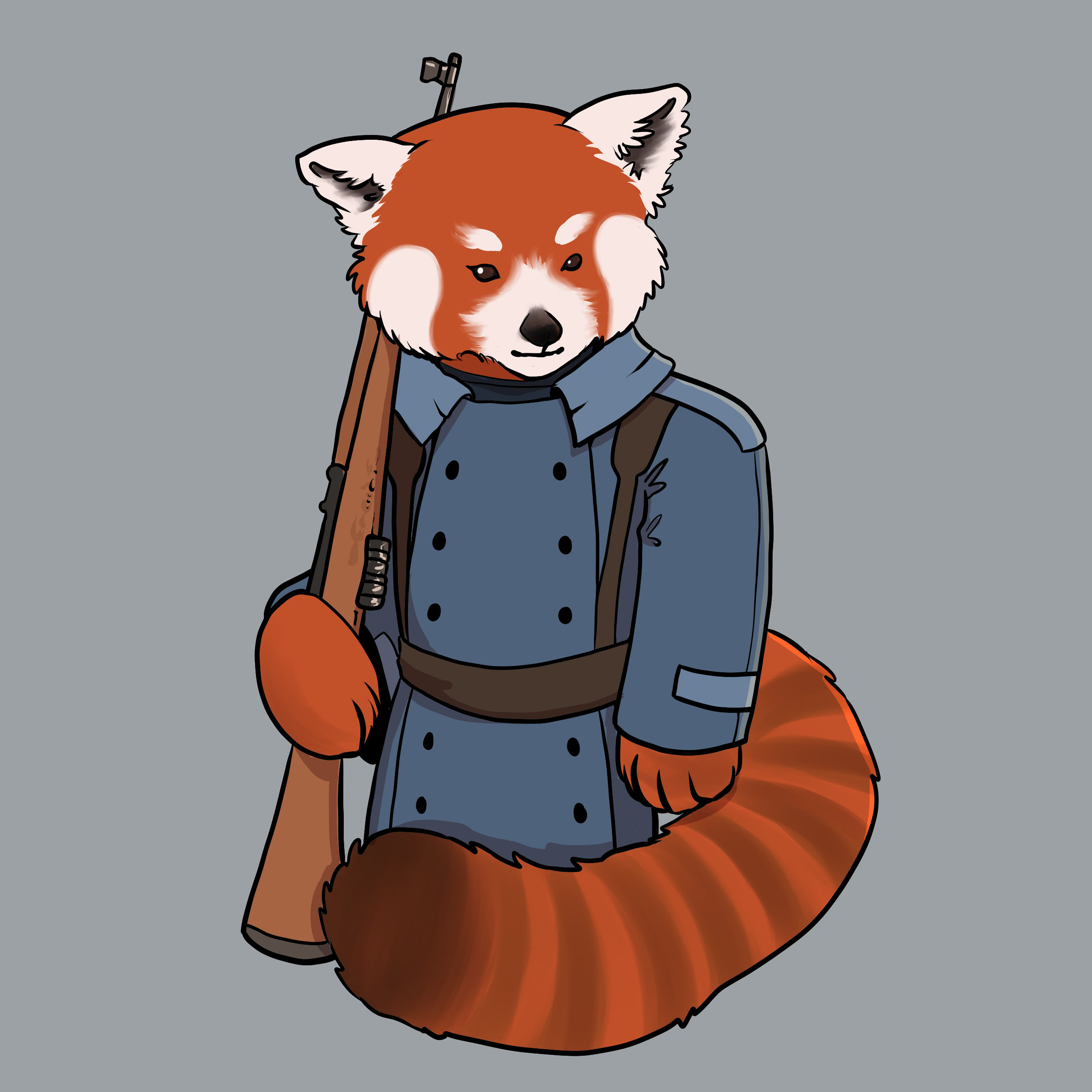 Red Panda Game Avatar Commission