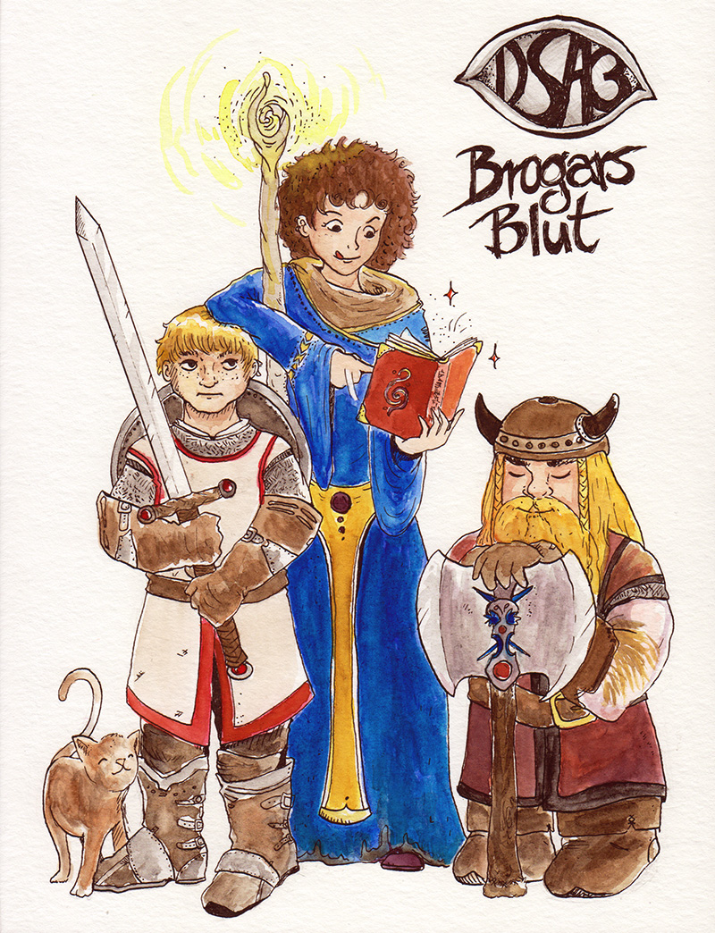 Brogars Blut - DSA Let's Play Fanart