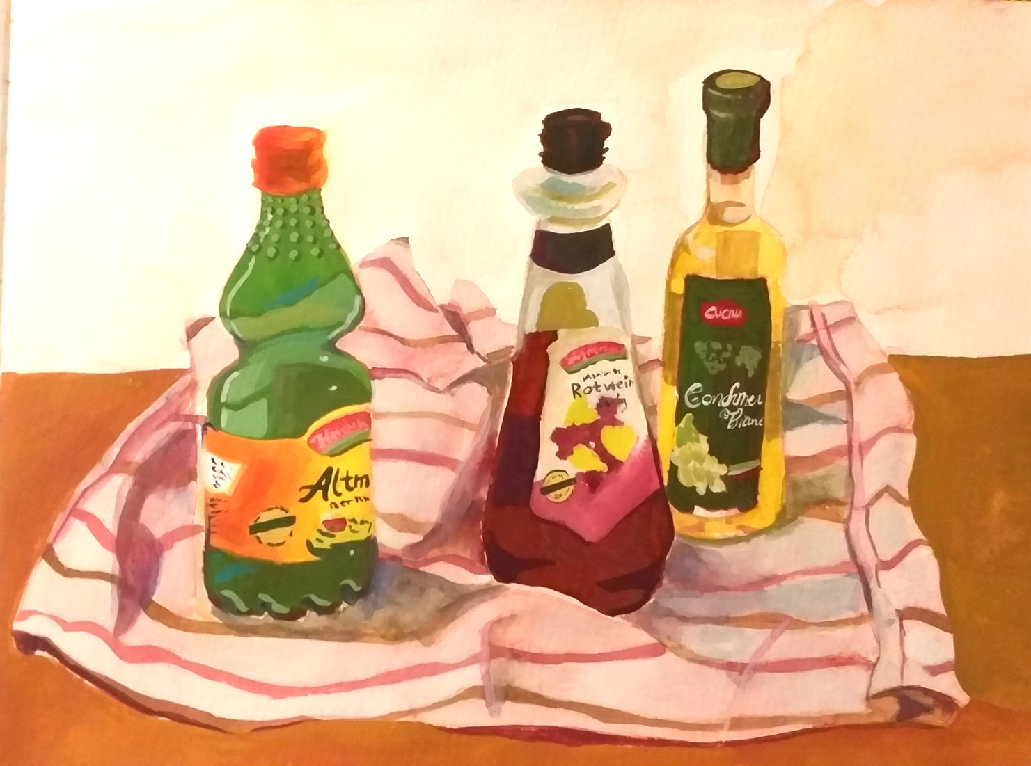 Vinegar still life